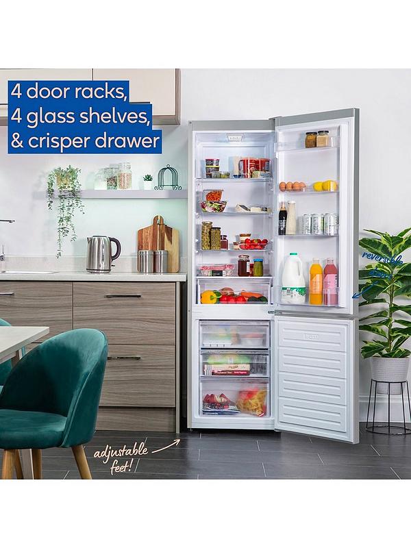 Russell Hobbs RH180FFFF551E1S 180X54cm Frost Free Fridge Freezer - Silver - Image 5